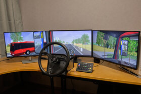 steering wheel and displays